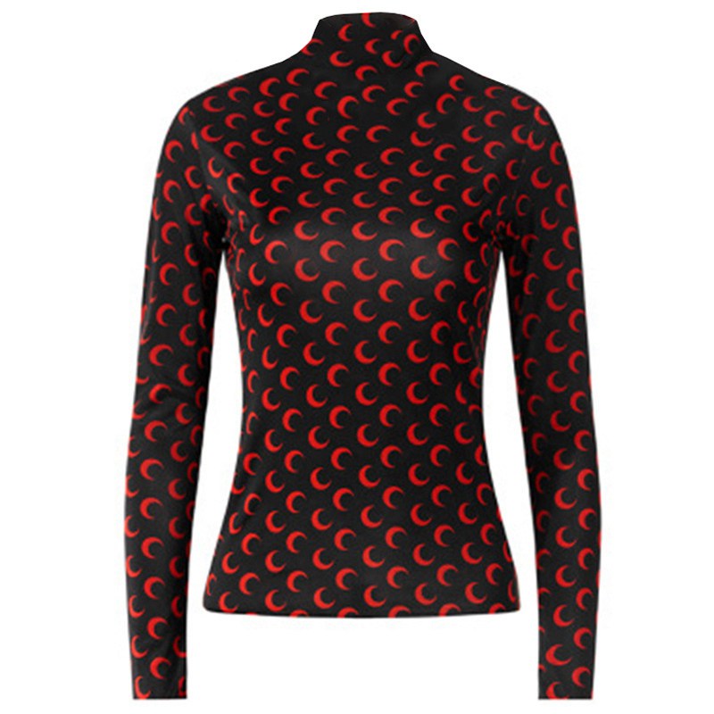 Yang Mi Moon Bottoming Shirt Ice Silk Sun Protection Clothing Inner Crescent T-shirt Bandage Dress Sweet and Spicy Wind Slimming Wind Shield - Image 31