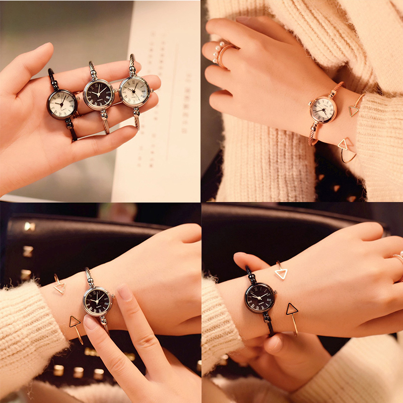 ZZ Bracelet Watch for Girls Student Minimalist Small Thin Strap Ins Retro Easy Matching Small Fresh Opening - Image 14