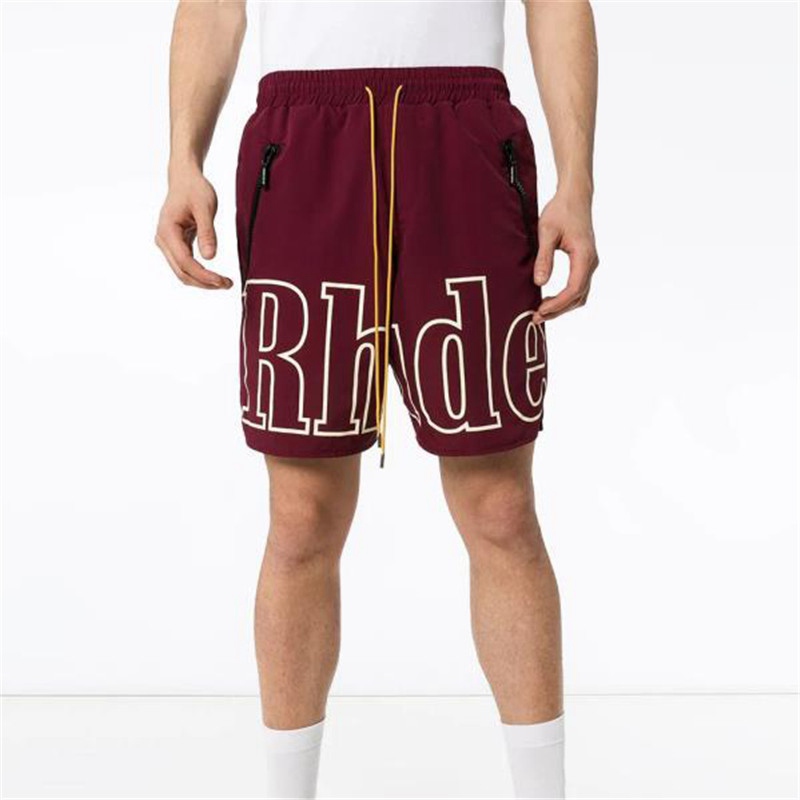Rhude Shorts Athletic Shorts Men's Loose Mid-Pants Basketball Pants - Image 12