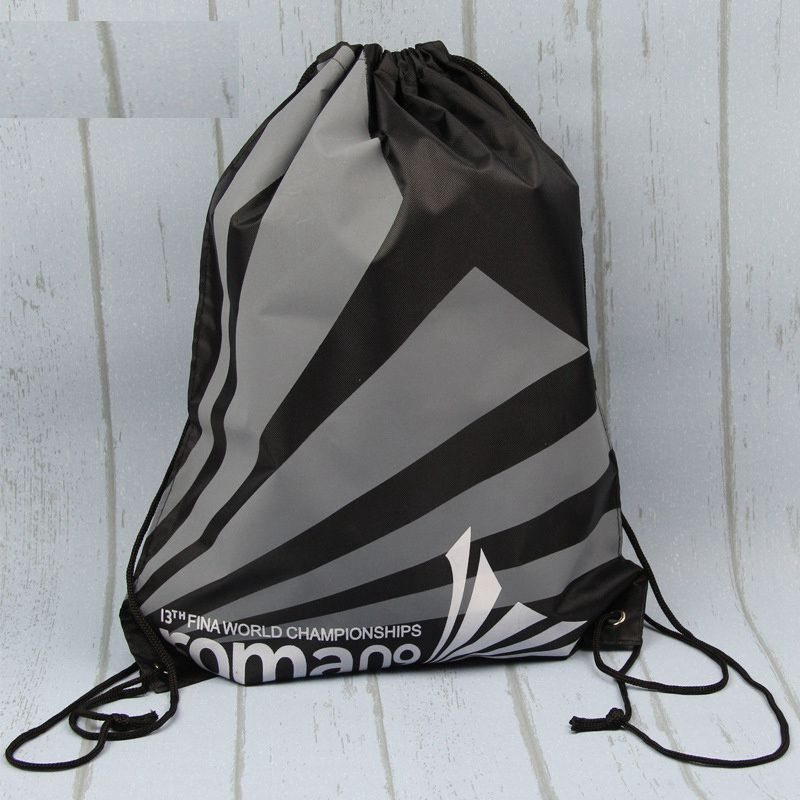 Double-Shoulder Swimming Bag Drawstring Outdoor Sports Receiving Bag Drawstring Bag Smiley Face Buggy Bag Multiple Patterns Wholesale - Image 10