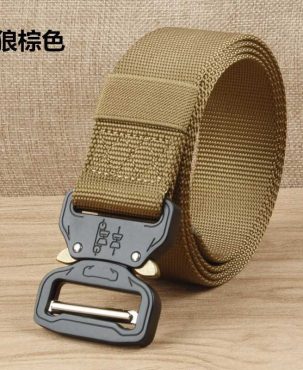 Z 3.8 New Cobra Nylon Waistband Men's Outdoor Tactics Belt Wholesale Quick Release Alloy Buckle