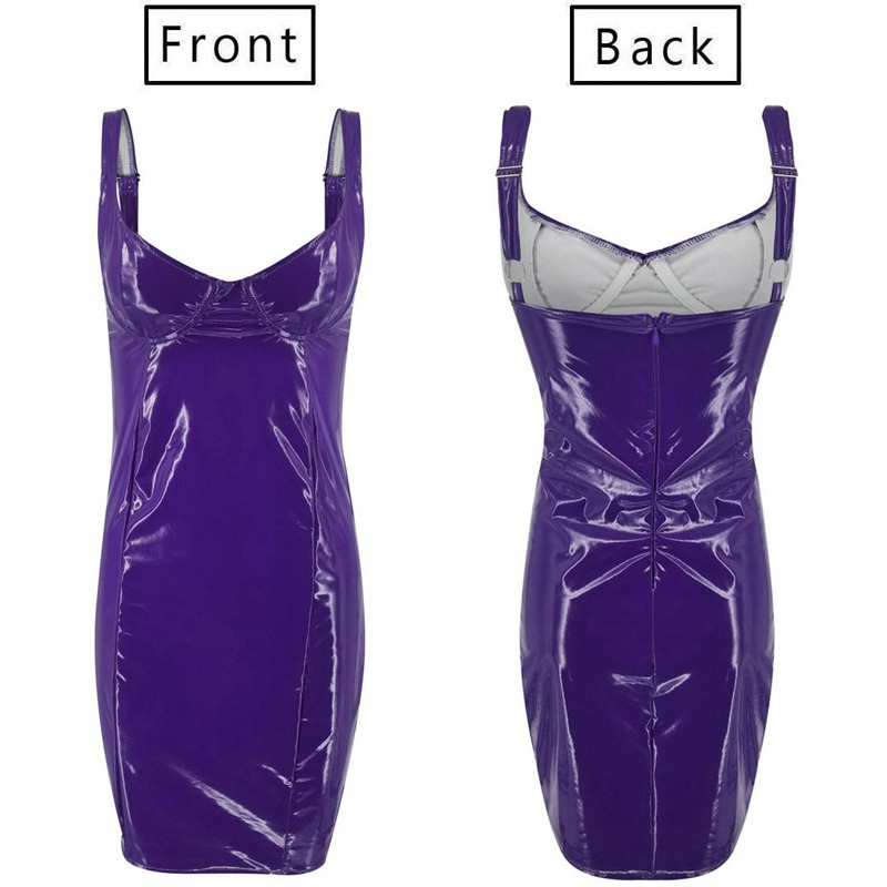 European and American Spring and Summer Amazon Dress Sexy Bright Wrapped Chest Strap Waist Dress Zc3048 - Image 12