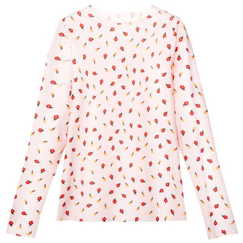 Yang Mi Moon Bottoming Shirt Ice Silk Sun Protection Clothing Inner Crescent T-shirt Bandage Dress Sweet and Spicy Wind Slimming Wind Shield - Image 46