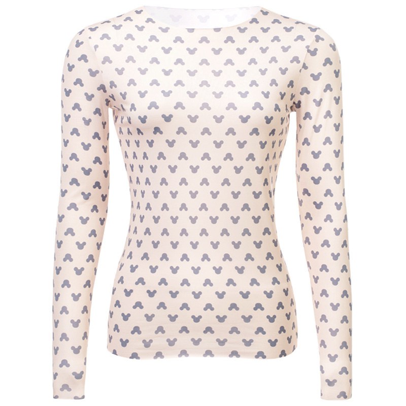 Yang Mi Moon Bottoming Shirt Ice Silk Sun Protection Clothing Inner Crescent T-shirt Bandage Dress Sweet and Spicy Wind Slimming Wind Shield - Image 49