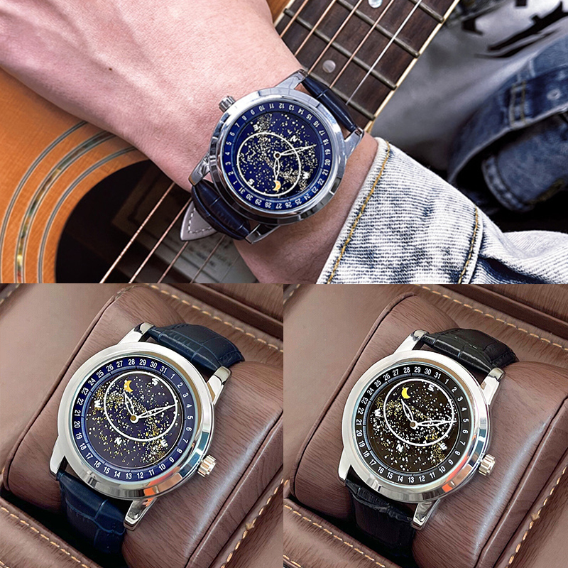 Men's Rotating Starry Sky Automatic Mechanical Watch Luminous Business Fashion - Image 22