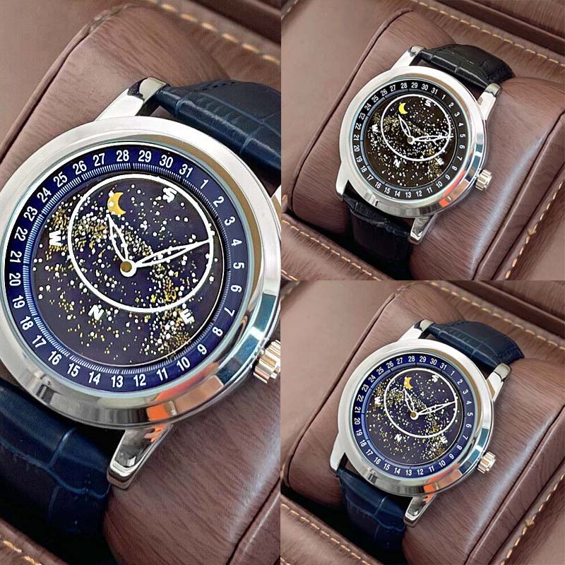 Men's Rotating Starry Sky Automatic Mechanical Watch Luminous Business Fashion - Image 25