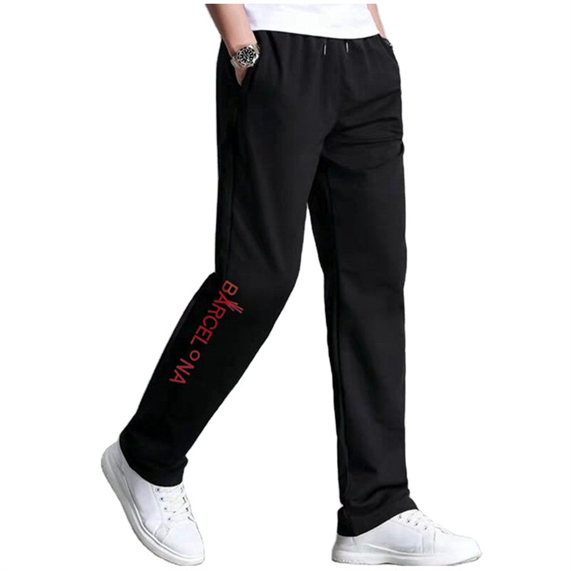 Trousers Sports Pants Men's Loose Straight Men's Summer Casual Pants Men's Pants Men's Sweatpants Workwear Pants Men's Fleece-Lined