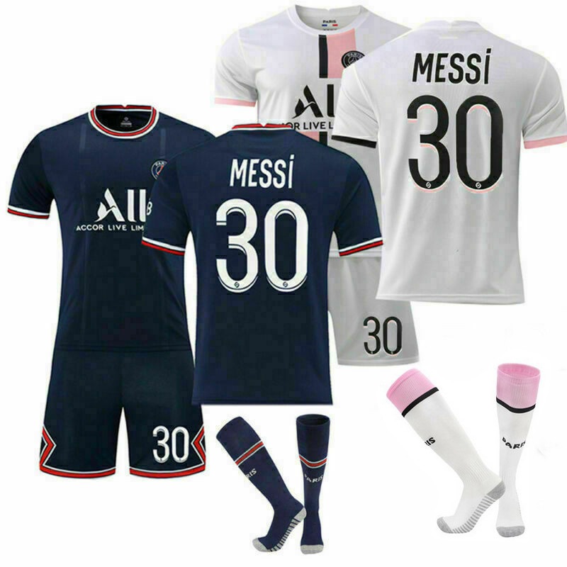 30 for Kids Football Kits Soccer Jersey Training T-shirt Suit 21/22