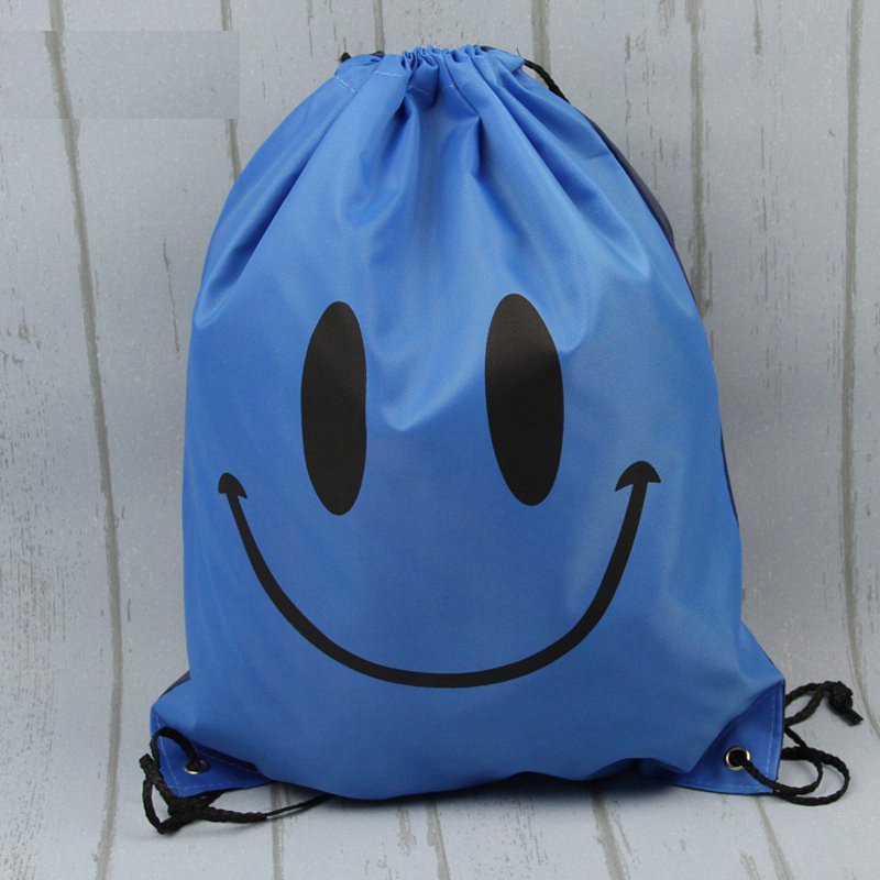 Double-Shoulder Swimming Bag Drawstring Outdoor Sports Receiving Bag Drawstring Bag Smiley Face Buggy Bag Multiple Patterns Wholesale - Image 11