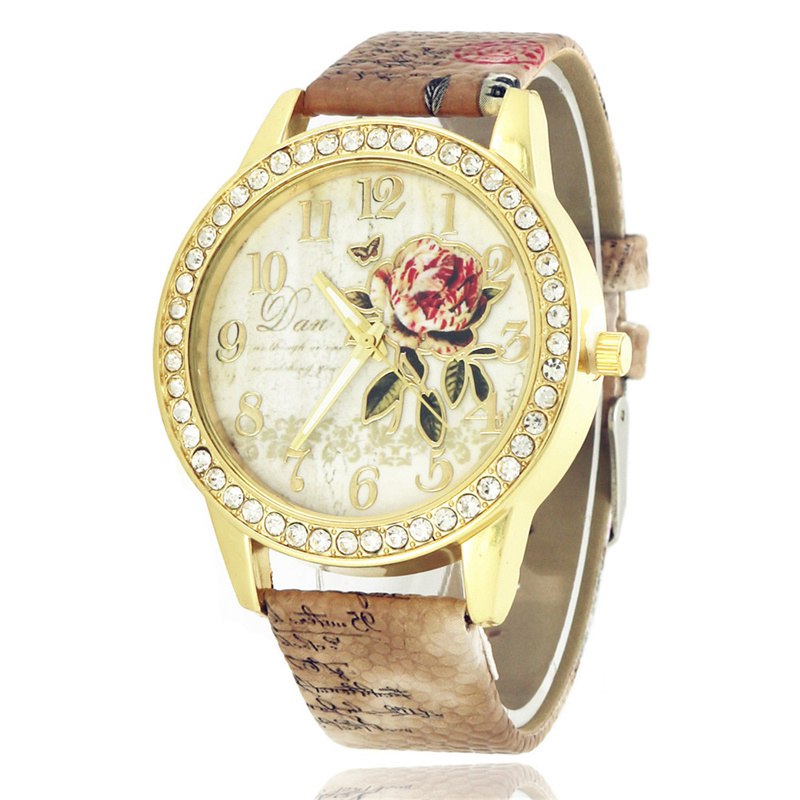 ZZ Ladies Girls Watch Crystal Quartz Womens Analogue Dress Leather Casual Gift - Image 14