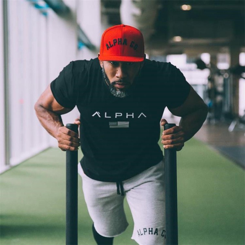 Muscle Doctor European and American Summer round Neck Casual Sports T-shirt Men's Short Sleeve Fitness Running Training Wear Factory Wholesale - Image 25