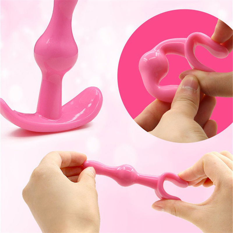 Sex Product Combination Crystal Anal Plug Suit Silicone Butt Plug - Image 6