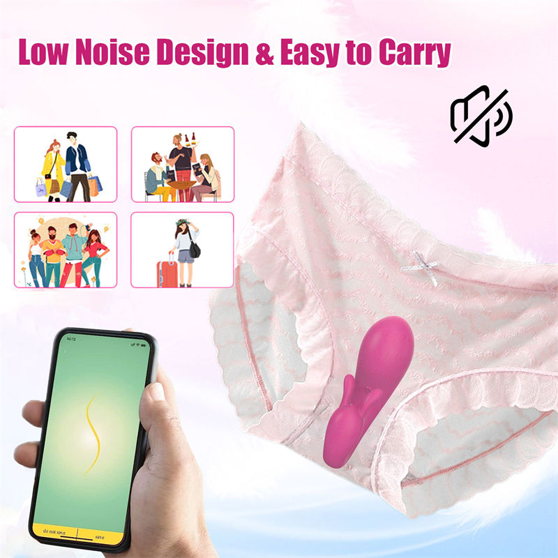 New Sexy Toys Rabbit Wearable Vibrator Vibrator App Remote Flirting Stimulation G-Spot Waterproof Adult Supplies - Image 3