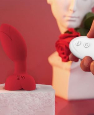 Popular Rotating Vibrating Anal Plug App Remote Control Adult Supplies Flirting Anal Vibration