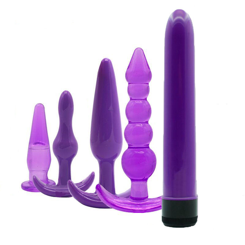 Sex Product Combination Crystal Anal Plug Suit Silicone Butt Plug - Image 13