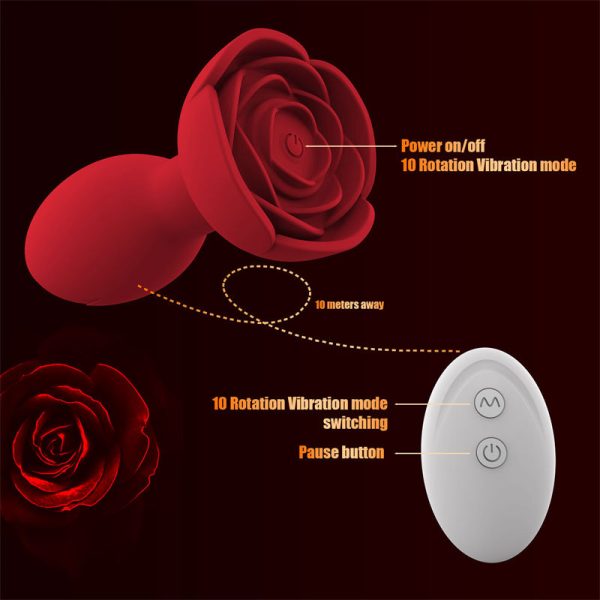 Popular Rotating Vibrating Anal Plug App Remote Control Adult Supplies Flirting Anal Vibration - Image 8