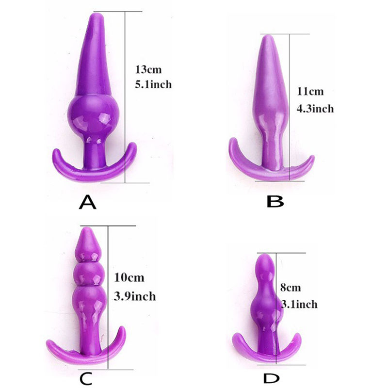Sex Product Combination Crystal Anal Plug Suit Silicone Butt Plug - Image 18