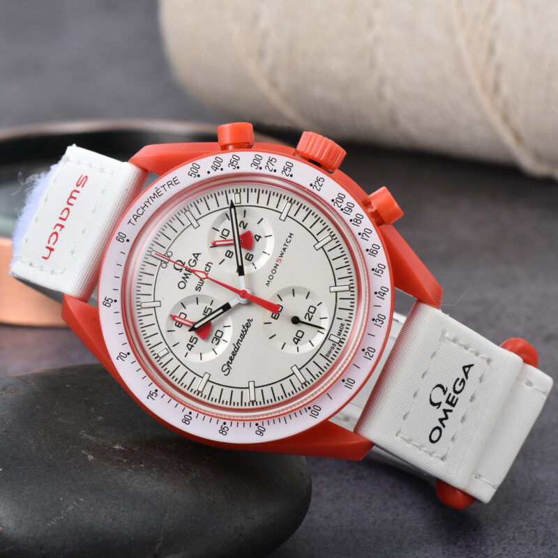 Omega Joint Space Watch red one Quartz Watch Timing Hot Sale O Joint Space