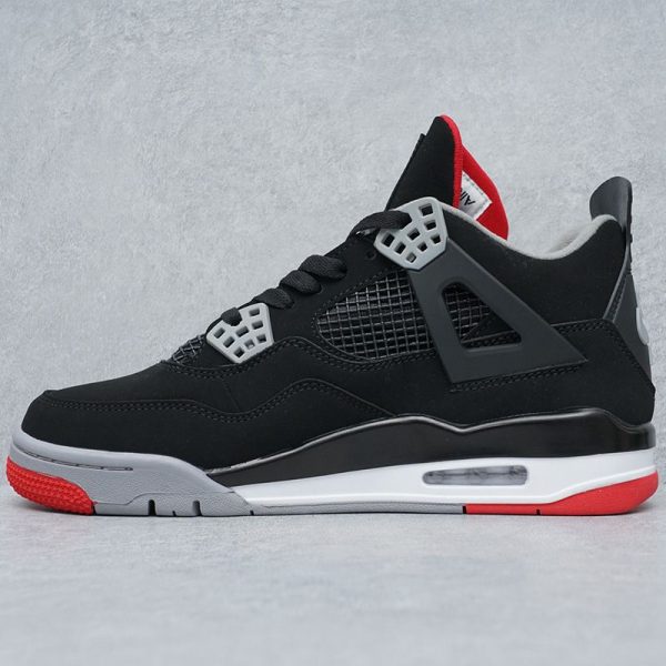 Air Jordan 4 Retro Fire Red Military Blue Purple-rot casual sports shoes Metallic AJ4 - Image 12