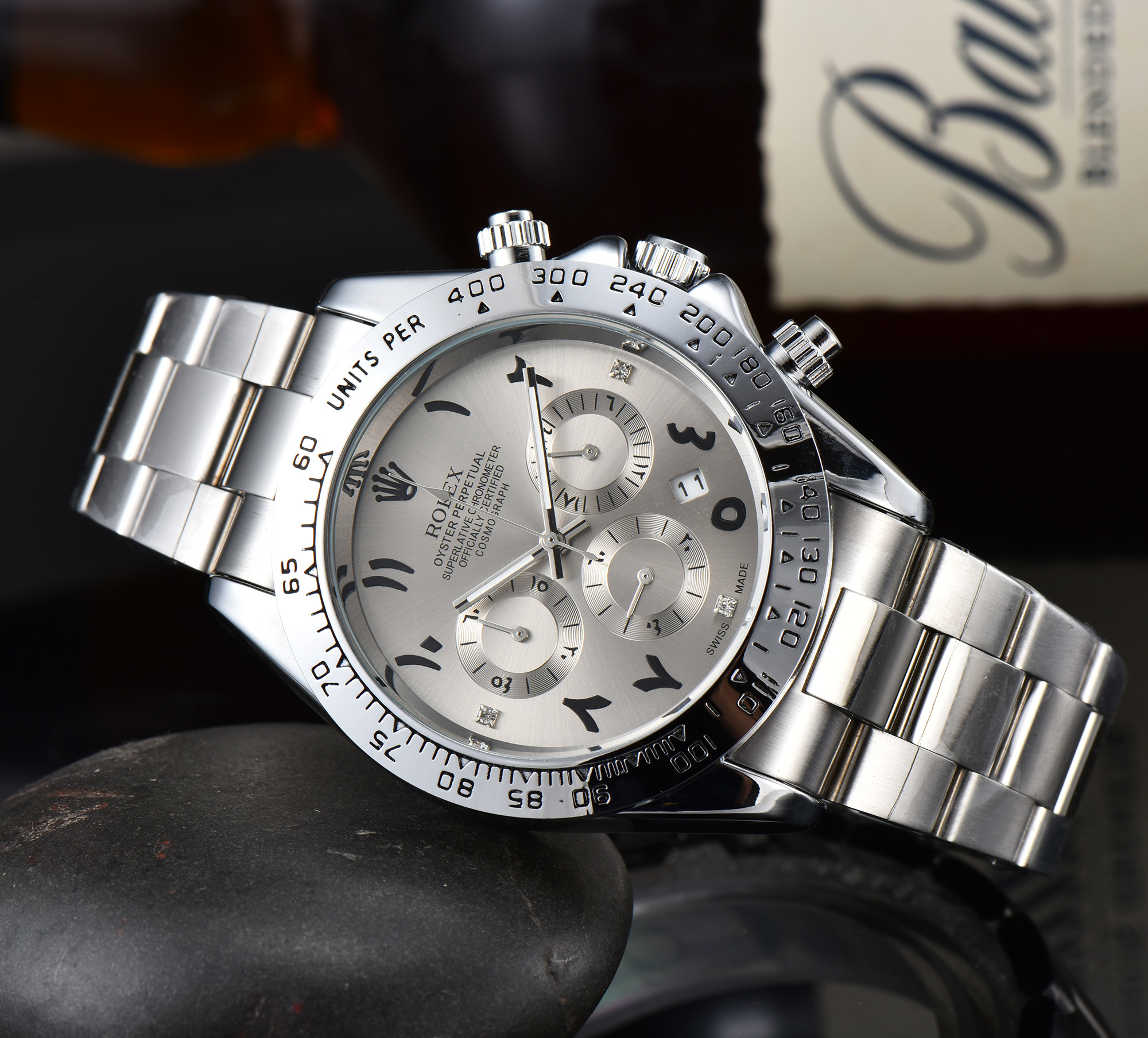 Rolex Oyster Perpetual Cosmograph Daytona Fashion Luxury Men's Watch R Daytona - Image 5