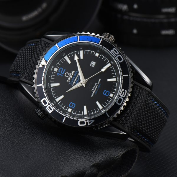 Omega Seamaster Planet Ocean 600M Men's Watch 3-pin Calendar Quartz Watch O SPO600 - Image 5