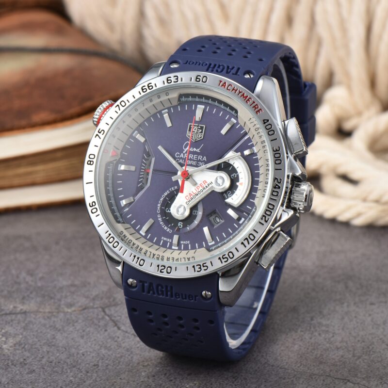 TAG Heuer Carrera Chronograph silicone tape watch casual fashion TH Carrera 1