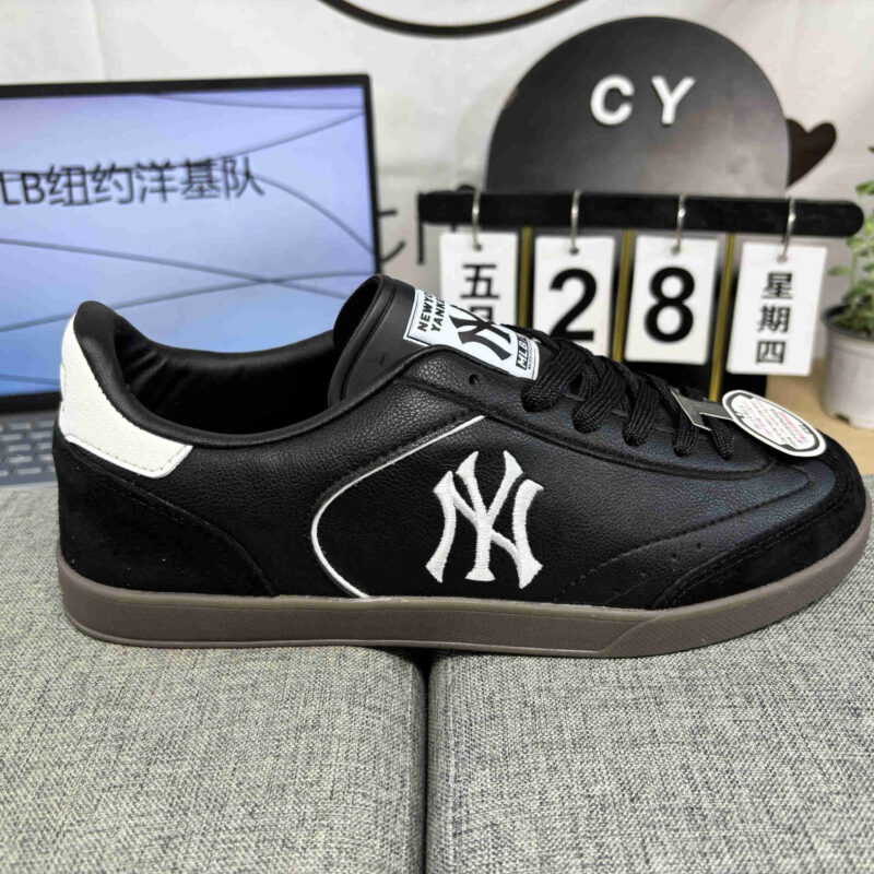 MLB Yankees Multi-Color Leather Suede Casual Shoes for Men Women