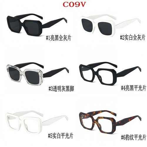 Oversized Square Sunglasses for Women Men, Trendy Chunky Frame UV400 - Image 7