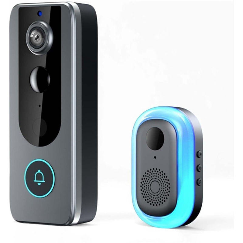 PurePeeki Wireless Video Doorbell - HD camera with night view, motion detection