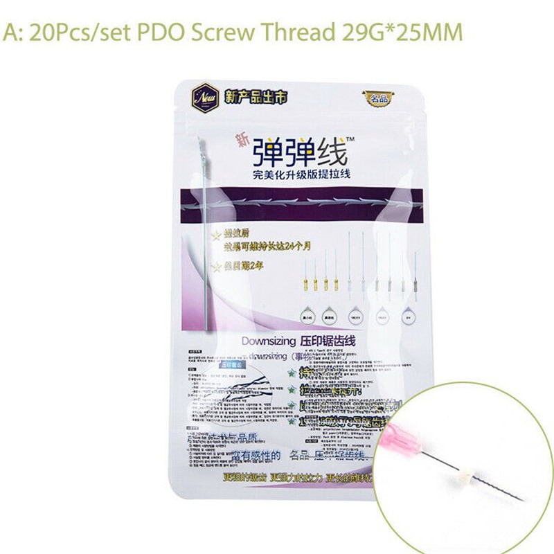 20Pcs/set Tornado Screw/Mono Thread Lifting Premium PDO 29G for Removing Wrin - Image 27