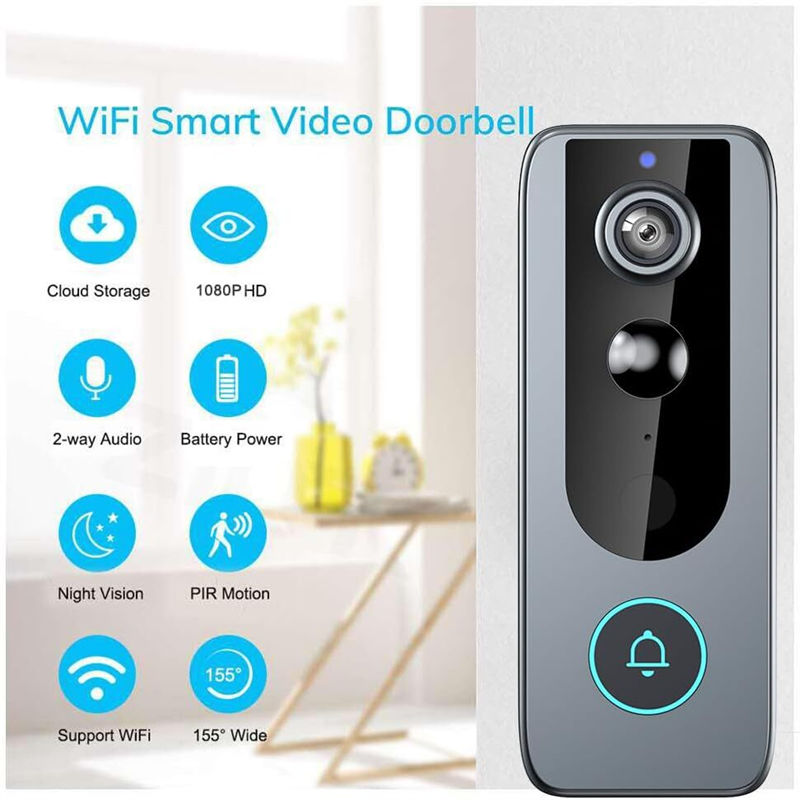 PurePeeki Wireless Video Doorbell - HD camera with night view, motion detection - Image 16