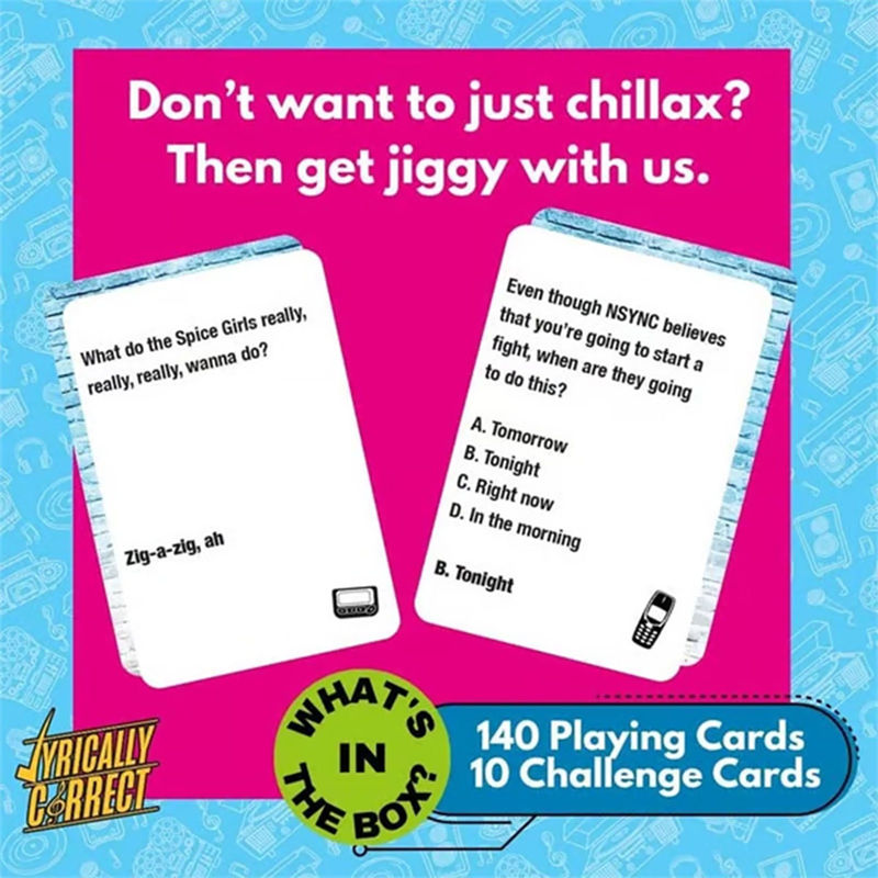 Lyrically Correct Revival Music Trivia Card Game Edition Finish Lyrics Challenge - Image 3