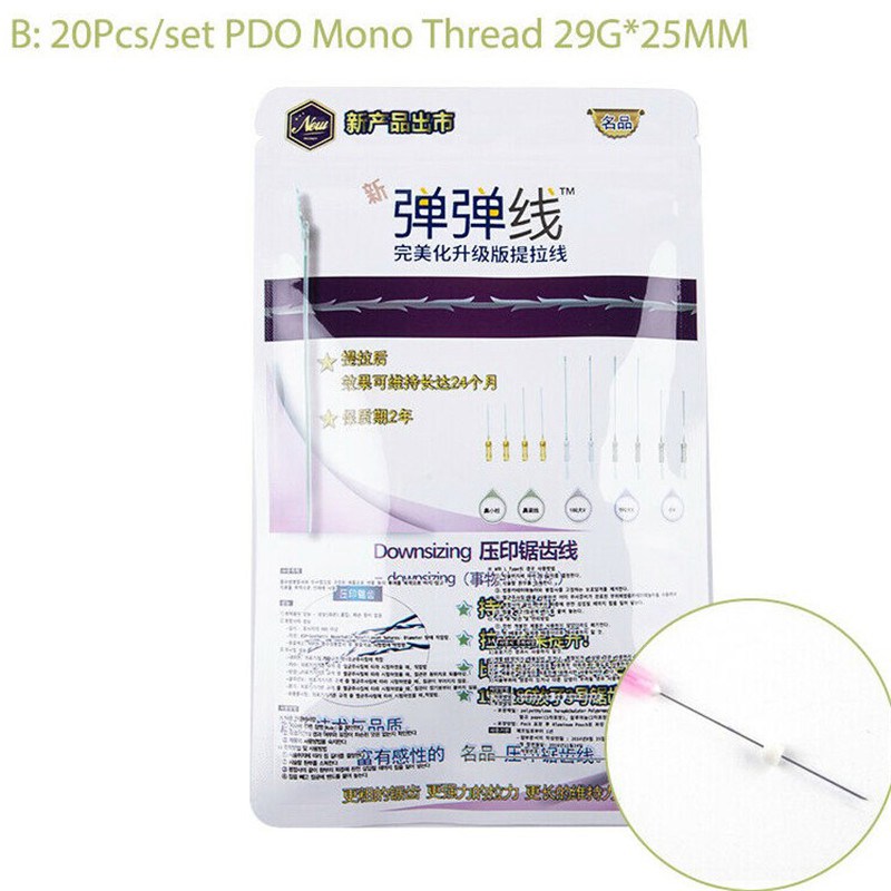 20Pcs/set Tornado Screw/Mono Thread Lifting Premium PDO 29G for Removing Wrin - Image 28