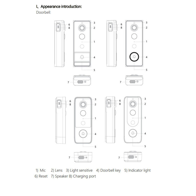 PurePeeki Wireless Video Doorbell - HD camera with night view, motion detection - Image 11