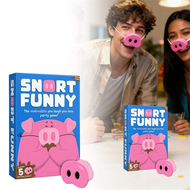 Snort Funny The Oinkcredible You Laugh You Lose Party Game Challenge Funny Cards - Image 2