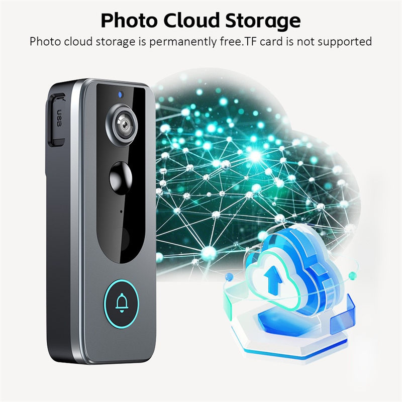 PurePeeki Wireless Video Doorbell - HD camera with night view, motion detection - Image 3