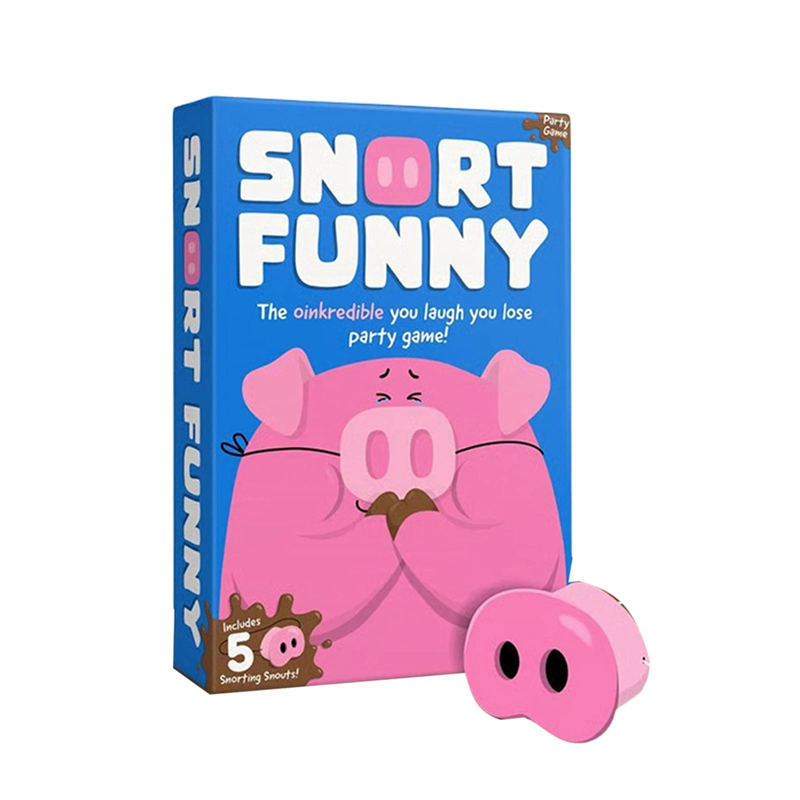 Snort Funny The Oinkcredible You Laugh You Lose Party Game Challenge Funny Cards