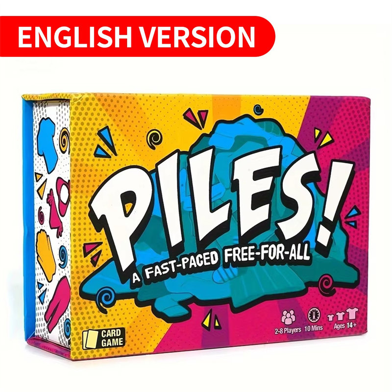 For Fast-paced Free-for-all Piles Card Games Family Kids Board Game Age 8+Party~ - Image 2