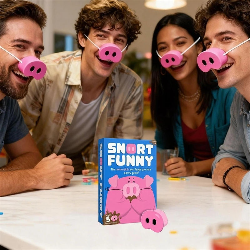 Snort Funny The Oinkcredible You Laugh You Lose Party Game Challenge Funny Cards - Image 4