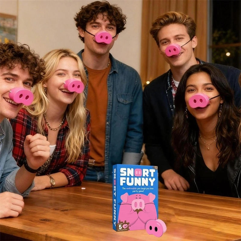 Snort Funny The Oinkcredible You Laugh You Lose Party Game Challenge Funny Cards - Image 5