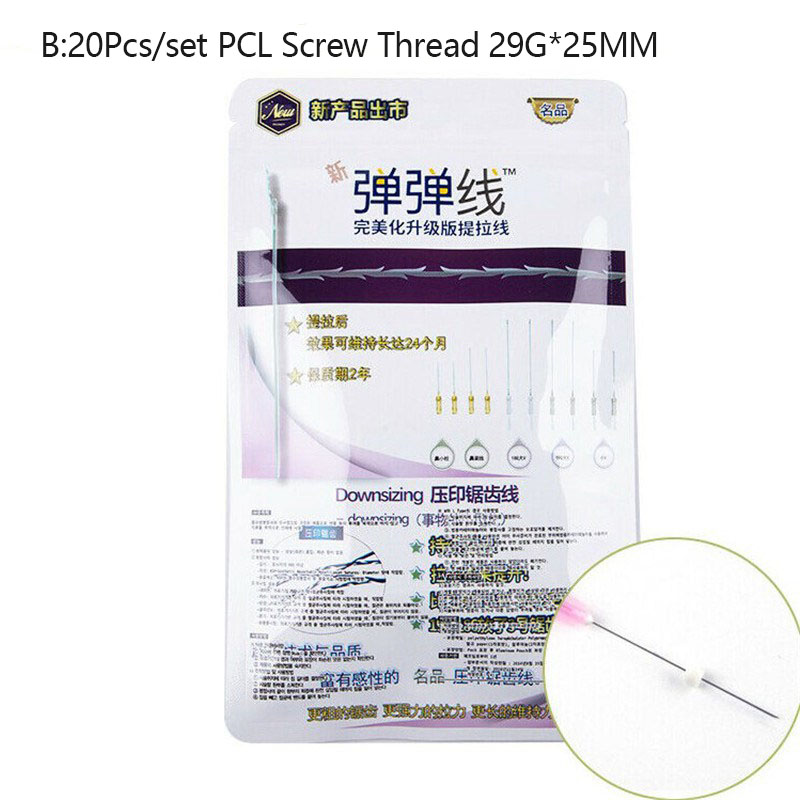 20Pcs/set Tornado Screw/Mono Thread Lifting Premium PDO 29G for Removing Wrin - Image 3
