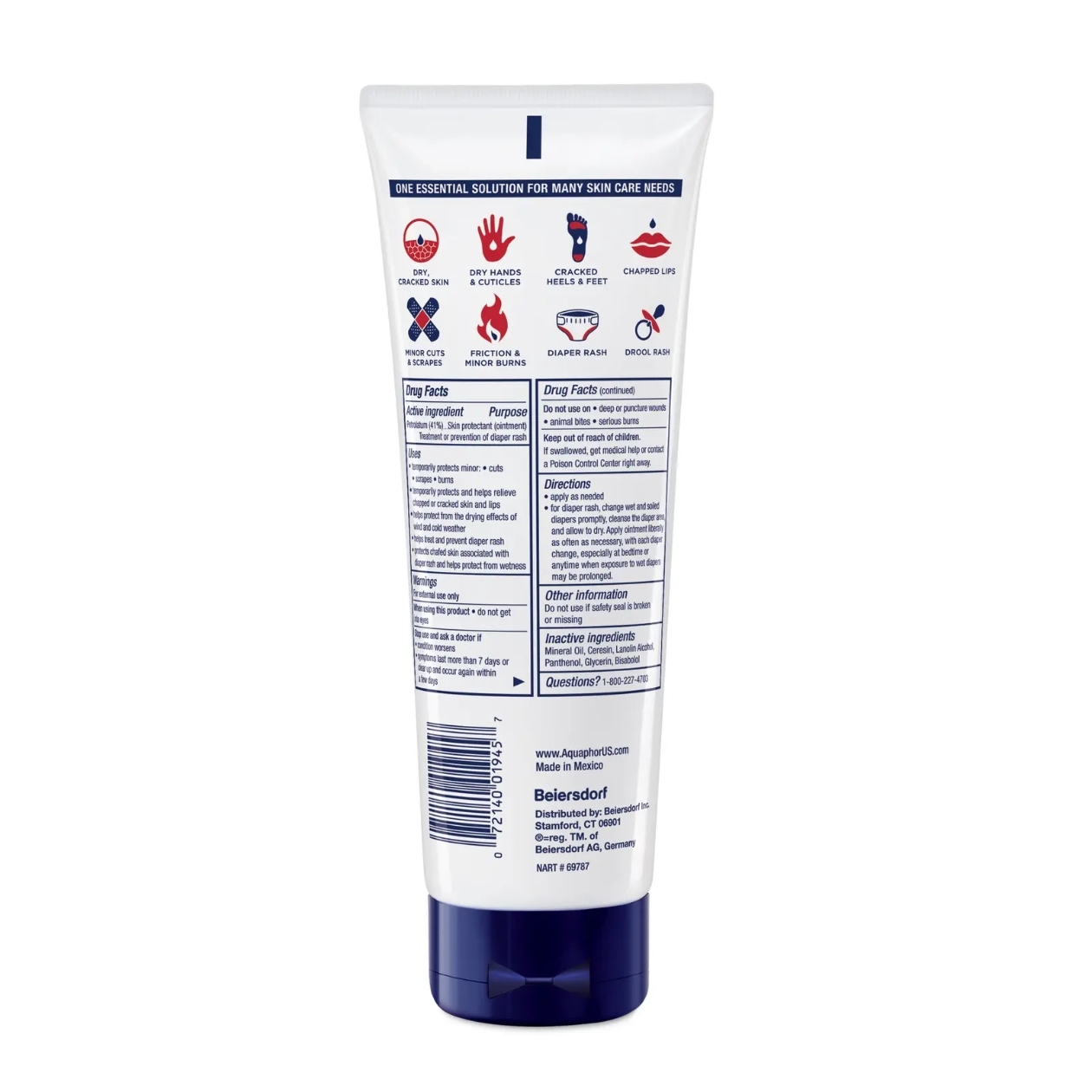 Aquaphor healing ointment advanced therapy skin protectant 7oz - Image 3
