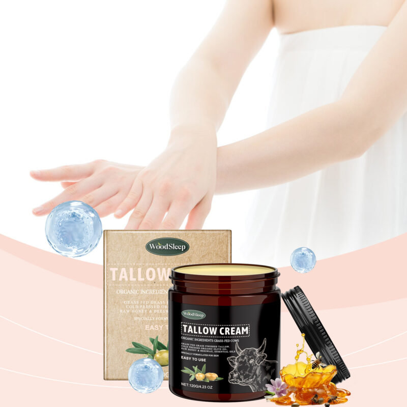 WOODSLEEP Beef Fat Skincare Cream Moisturizing Cream for Skin 120g*2