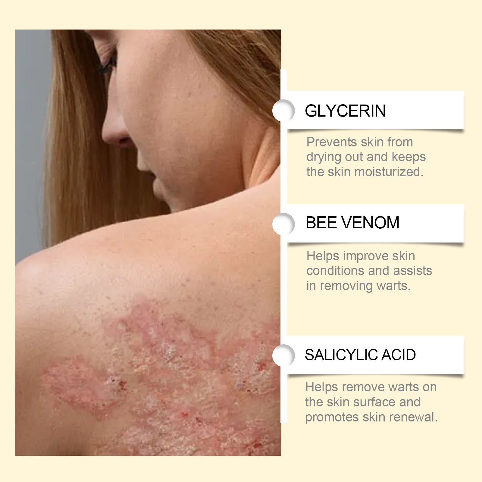 Bee Venom skin moisturizer gently hydrates leaves skin smooth(60g) - Image 3